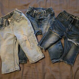 Baby Jeans Bundle Sizes 6-18 months